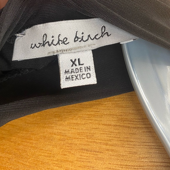 New White Birch Mock Neck Dress With Built In Shorts (Black) Sz XL - Picture 7 of 10